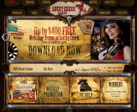 Lucky Creek Casino Screenshot
