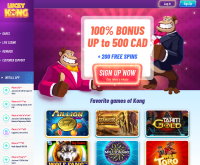 Lucky Kong Casino Screenshot