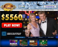 Capture d'écran du casino de luxe