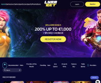 LyraBet Casino Screenshot