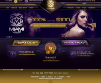 Captura de tela do cassino do Miami Club