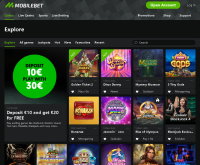 Mobilebet Casino Screenshot