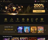 Captura de pantalla del nuevo casino Vegas