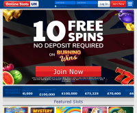 Schermata delle slot online del Regno Unito