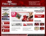 Captura de tela do Palace of Chance Casino