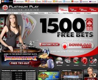 Platinum Play Casinon kuvakaappaus