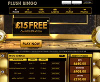 Zrzut ekranu Pluszowego Bingo