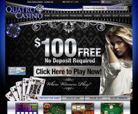 Capture d'écran du casino Quatro
