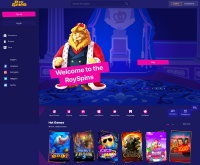 Royspins Casino skærmbillede