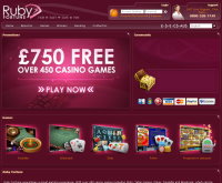 Capture d'écran du casino Ruby Fortune