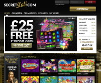 Secret Slots Casinon kuvakaappaus