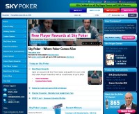 Capture d'écran de Sky Poker