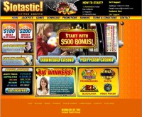 Captura de pantalla de Slotastic Casino