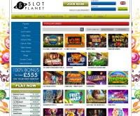 Captura de tela do Slot Planet Casino