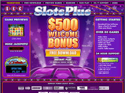 Capture d'écran du casino SlotsPlus