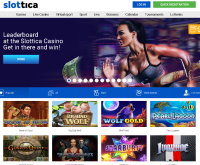 Slottica Casinon kuvakaappaus