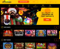 Spinamba Casino Skärmdump