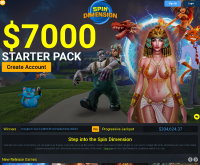 Spin Dimension Casino Screenshot