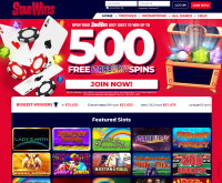 Star Wins Casino Screenshot