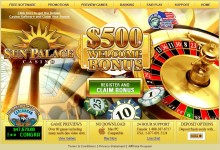 Sun Palace Casino Screenshot