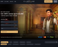 Captura de pantalla del casino Clubhouse