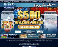 Capture d'écran du casino en ligne Vegas