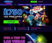 Vegas Spin Casino Screenshot