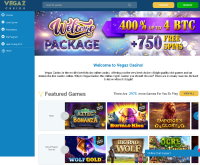 Vegaz Casino Screenshot