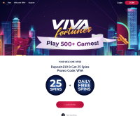 Capture d'écran du casino Viva Fortune