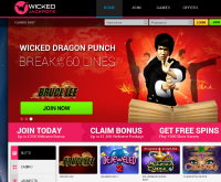 Zrzut ekranu kasyna Wicked Jackpots