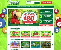 Zinger Bingo Screenshot